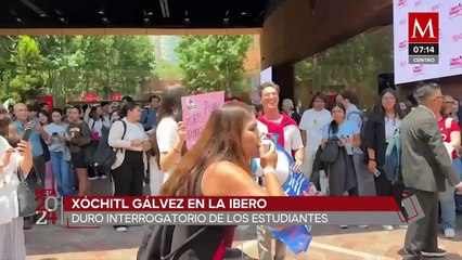 Xóchitl Gálvez recibió fuerte interrogatorio en su visita a la IBERO