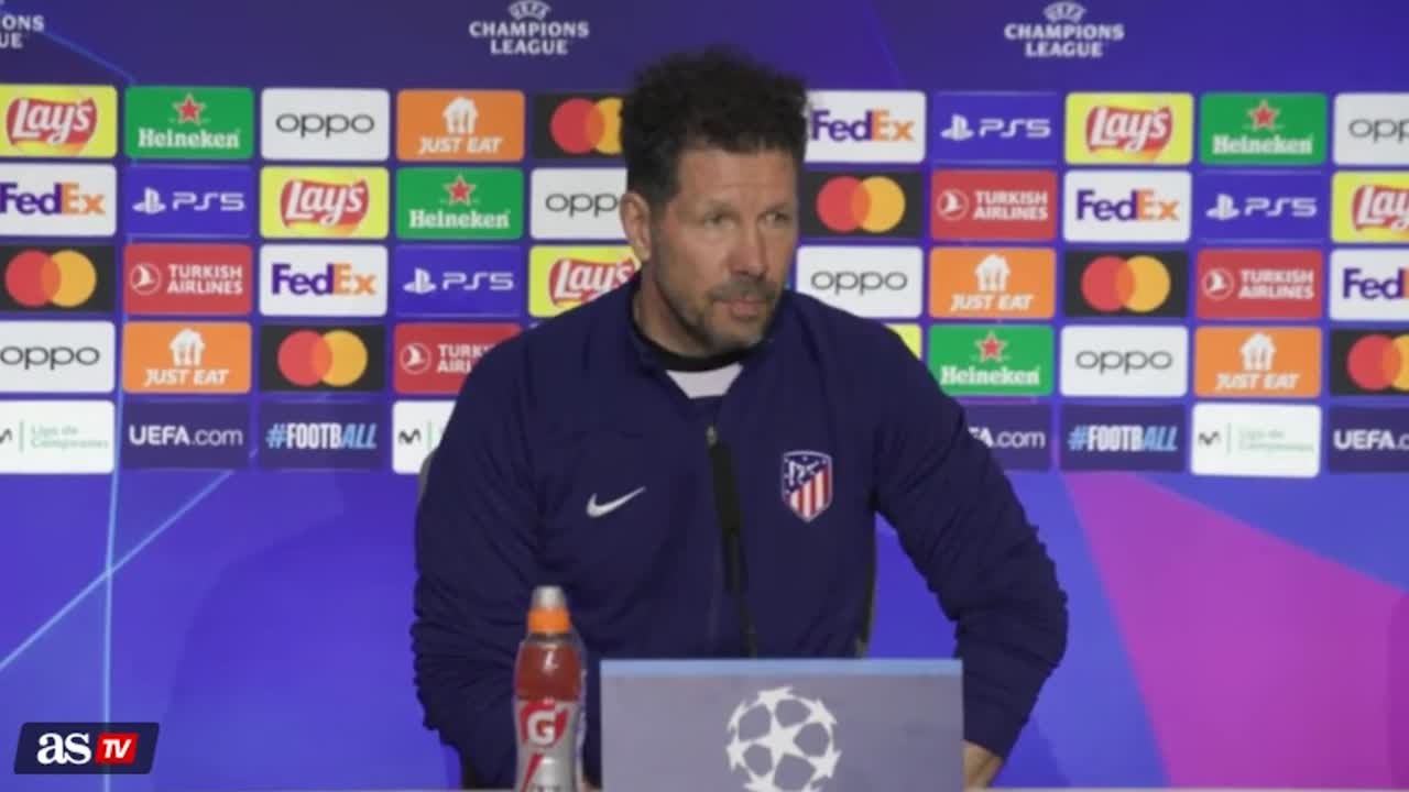 Simeone, sobre Morata: "Confío absolutamente en Álvaro"