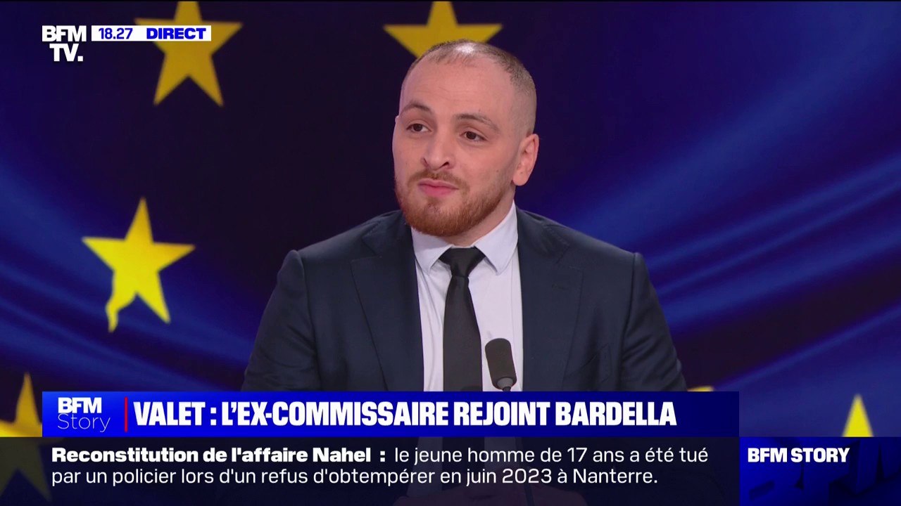 Matthieu Valet (candidat RN aux élections européennes et ancien policier): "Avec le Rassemblement national au pouvoir, avant de demander des comptes aux policiers, on demandera des comptes aux voyous"