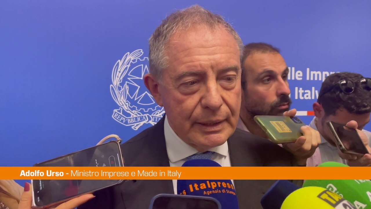 Automotive, Urso "Commissione Ue dovrà tutelare produzione in Europa"
