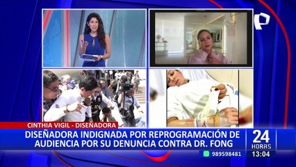 Cinthia Vigil: diseñadora exige justicia por presunta mala praxis del Dr. Fong