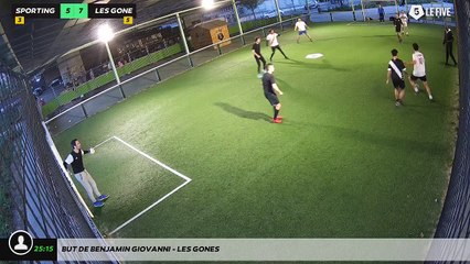 But de BENJAMIN GIOVANNI - LES GONES
