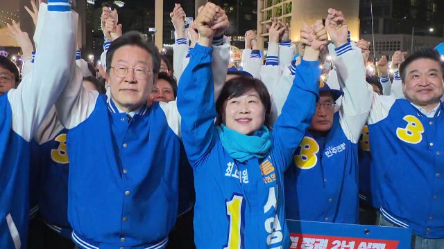 이재명, 용산서 마지막 유세...'尹 정권 심판론' 부각 / YTN