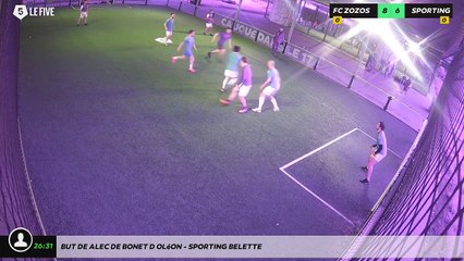 But de Alec de Bonet d'Oléon - SPORTING BELETTE