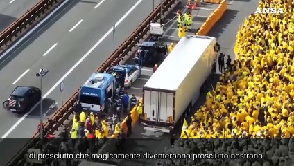 Magrini (Coldiretti): su questi camion tanta merce che diventera' "italiana"