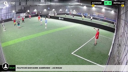 Faute de Giovanni  Ambrosio  - AS Rhum