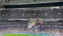 El Bernabéu de las grandes noches: tifo histórico e himno vs. Manchester City