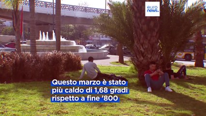 Clima, temperature record a marzo per il decimo mese consecutivo