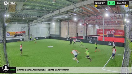 Faute de Dylan Michels - Reims stadium p24