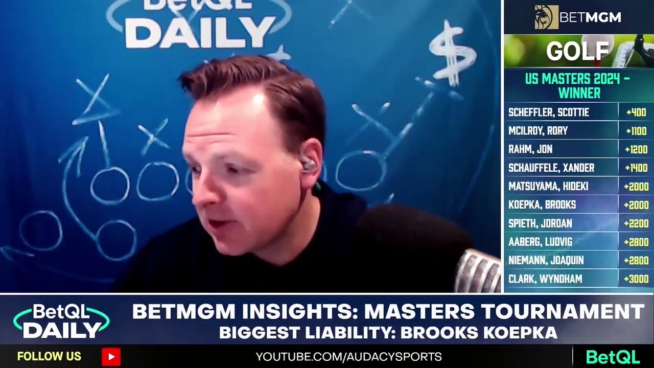 MASTERS BETTING! Joe O's taking Brooks