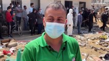 طواقم الإسعاف تستخرج مزيدا من الجثث من تحت أنقاض مستشفى الشفاء في غزة
