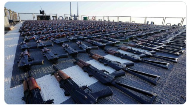 미군, 압수한 이란군 무기·탄약 우크라이나 전달 / YTN