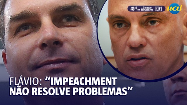 Flávio Bolsonaro é contra impeachment de Moraes: 'Não resolve os problemas'