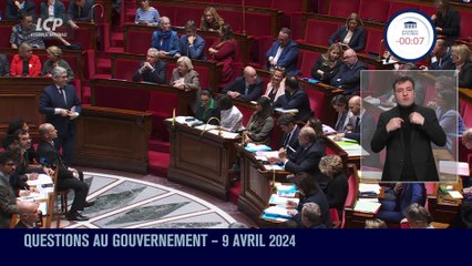 Questions au Gouvernement - Questions au Gouvernement du mardi 09 avril 2024