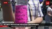 Vecinos de la alcaldía Benito Juárez protestan por agua contaminada