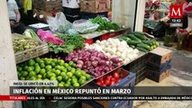 Inflación en México aumentó un 4.42% en marzo: INEGI