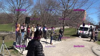 Ontario Place For All and Save Ontario Science Center Rally - Christie Pits Park - April 7, 2024