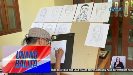 UH barkada at iba pang GMA Integrated News anchors, tampok sa "Kuritcature" ng isang artist | UB