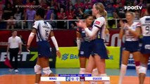 OSASCO 1 X 3 MINAS - MELHORES MOMENTOS - SEMIFINAL DA SUPERLIGA DE VÔLEI FEMININO