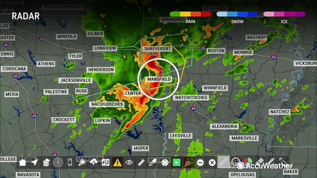 Flooding rain slams the Gulf Coast