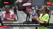 Vecinos de la alcaldía Benito Juárez protestan por agua contaminada