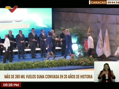 Caracas | Conviasa celebra 20º aniversario con la entrega de reconocimientos a sus trabajadores