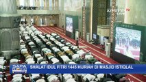 Detik-Detik Salat Idulfitri 1445 H di Masjid Istiqlal Jakarta [LIVE REPORT]