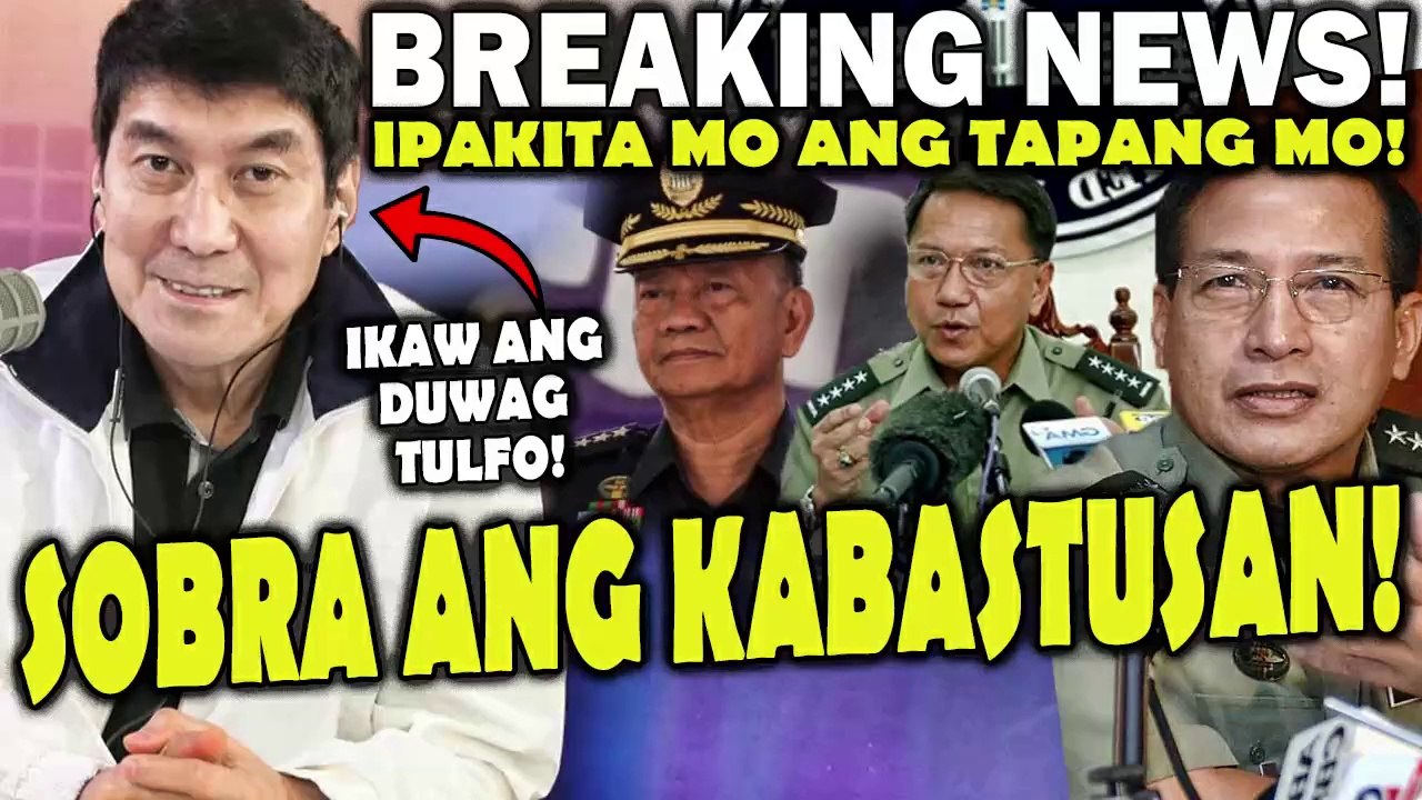LAGOT NA! Mga Heneral galit kay Tulfo! Kinundina at di Palalagpasin ang pambabastos nito!