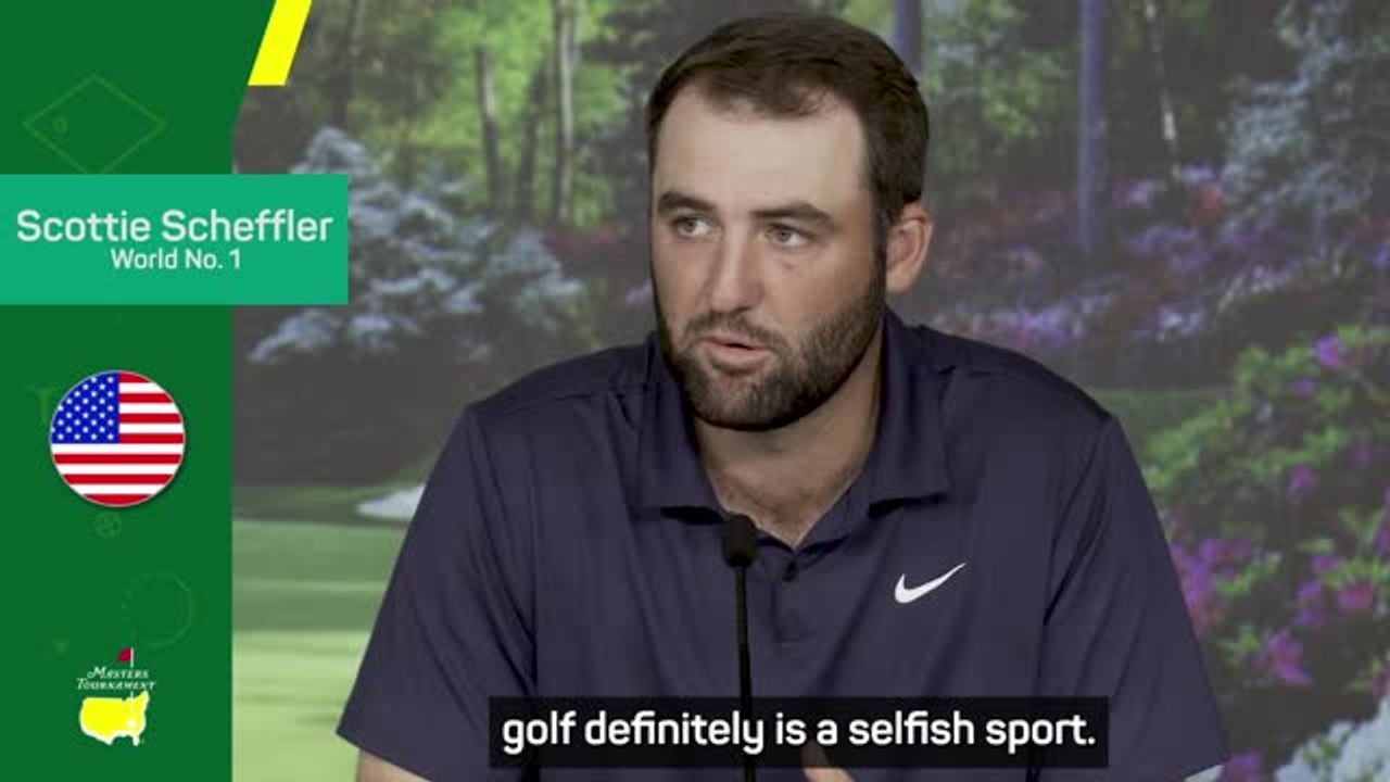 Scheffler doesn't want to be defined just by golf