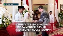 Menteri PKB Ida Fauziah hingga Menteri Basuki Hadiri Open House yang Digelar Jokowi di Istana