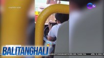 Bus driver, naaktuhang gumagamit ng cellphone habang nagmamaneho; iginiit na hindi siya naglalaro | BT