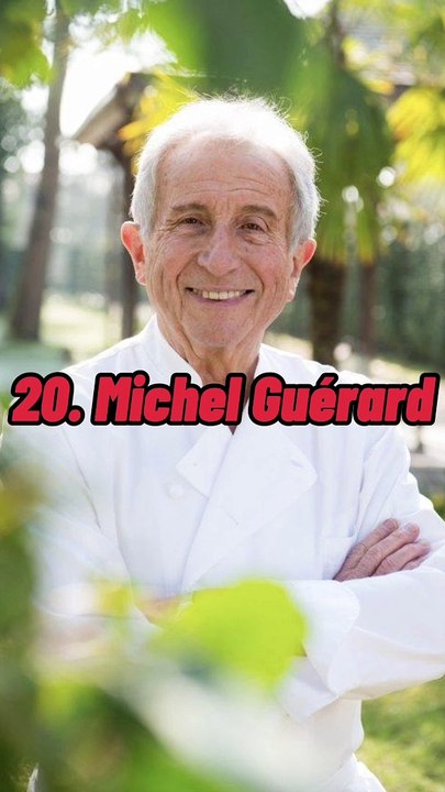 top 20 meilleurs chefs selon les français