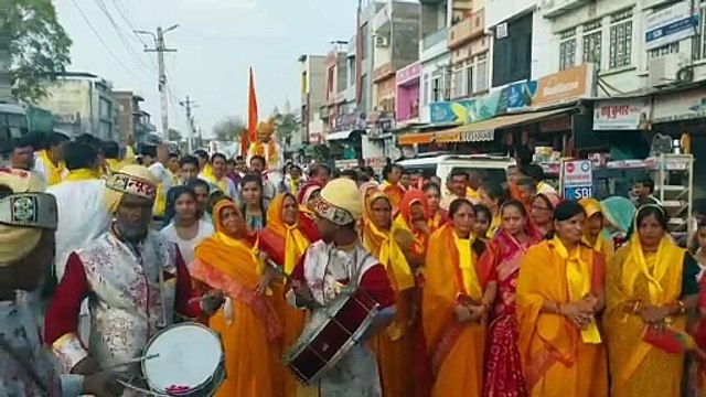 शोभायात्रा में गूंजे भगवान महर्षि गौतम के जयकारे