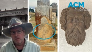 Tim The Yowie Man takes a closer look at the mysterious tombstone of publican Jack McMahon