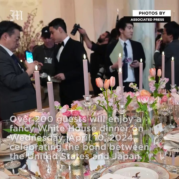 White House hosts state dinner for Kishida
