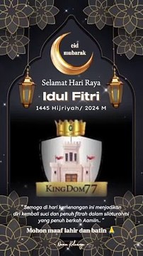 Selamat Hari Raya Idul Fitri KINGDOM77