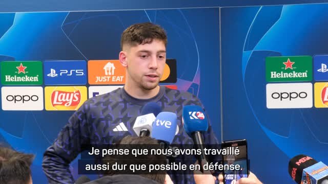Real Madrid - Valverde : “Un goût amer après un tel travail défensif”