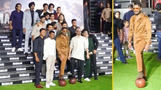 Ajay Devgn's Sportsman Style Entry With Team MAIDAAN At The Special Screening Night Of Their Movie!