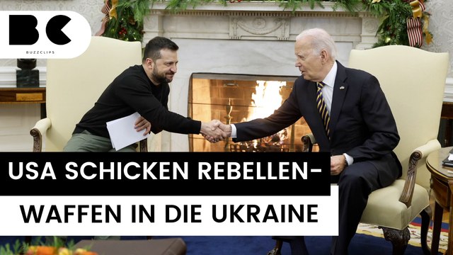 USA schicken beschlagnahmte Waffen in die Ukraine