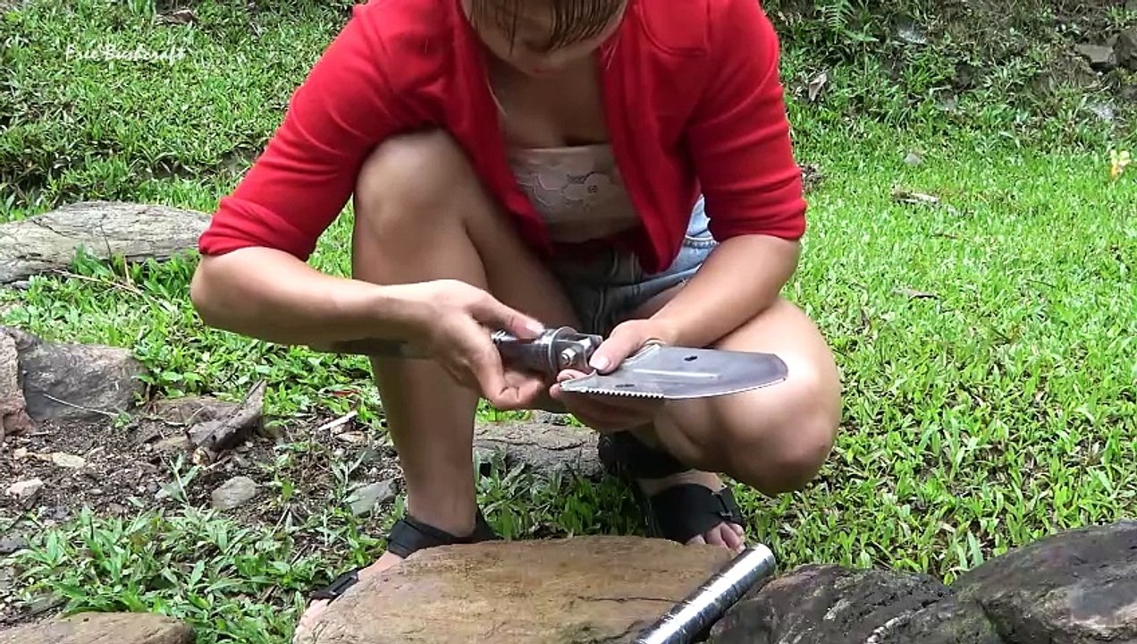 Bushcraft Camp, Digging Tent Shelter Underground, Camping Alone   Free Bushcraft Ep.43