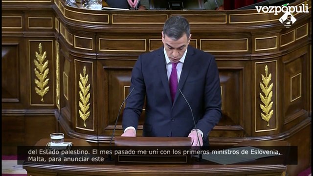 Sánchez: “La comunidad internacional no podrá ayudar al Estado palestino si no reconoce su existencia. España está preparada para reconocer al Estado palestino”