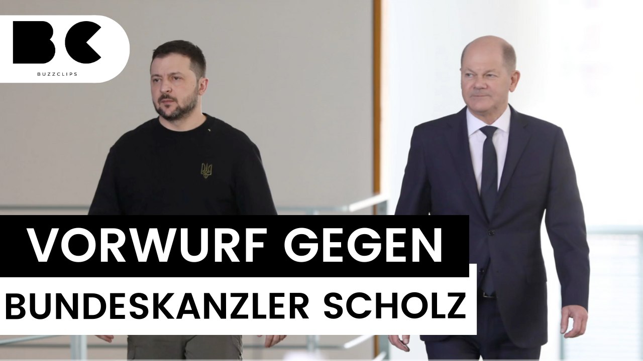 Selenskyj konfrontiert scholz mit heiklem vorwurf