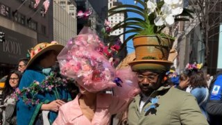 Dazzling array of unique attires at the 2024 Easter Parade and Bonnet Festival