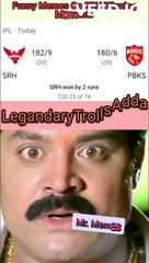 Télécharger la video: Funny Memes On SRH Winning Moments | SRH Vs PBKS | Come Back Show | TATA IPL 2024 #legandarytrollsadda #ipl2024 #tataipl2024 #tataipl #srh #srhvspbks