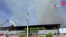 Şanlıurfa’da tekstil fabrikasında yangın