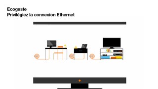 Ecogeste - Privilégier la connexion Ethernet - Orange