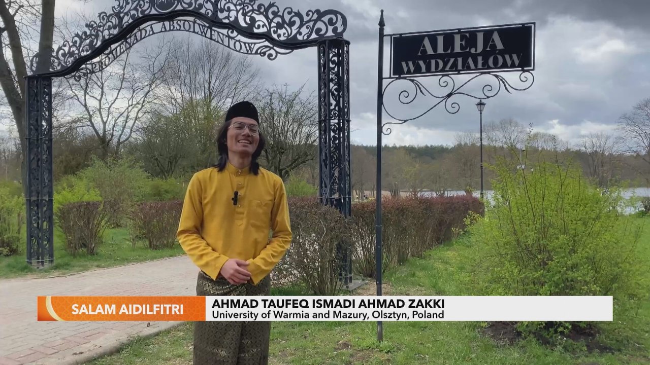 Salam Aidilfitri | Ahmad Taufeq dari University of Warnia and Mazury, Olsztyn, Poland