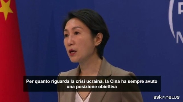 Ucraina, Pechino: non tolleriamo critiche o pressioni sui legami con la Russia