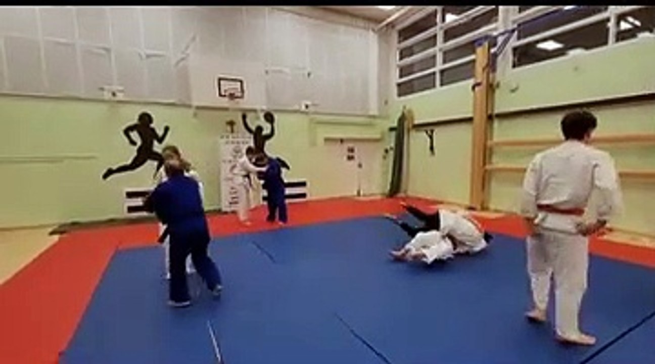 A randori session in Williton-based Tsunami Jud...