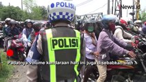 Hari H Lebaran, Ribuan Kendaraan Pemudik Terjebak Antrean Panjang hingga Tiga Kilometer di Jombang